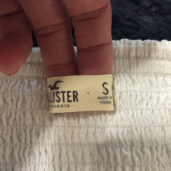 Hollister White Strapless Lace detail Top - Picture 7 of 7